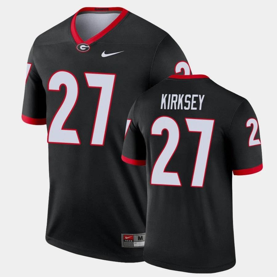 Georgia Bulldogs #27 Austin Kirksey Black Legend Alternate Jersey by My Store