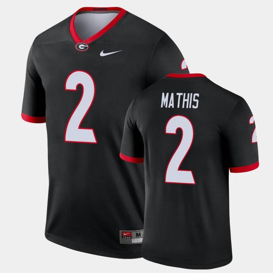 Georgia Bulldogs #2 DWan Mathis Black Legend Alternate Jersey by My Store