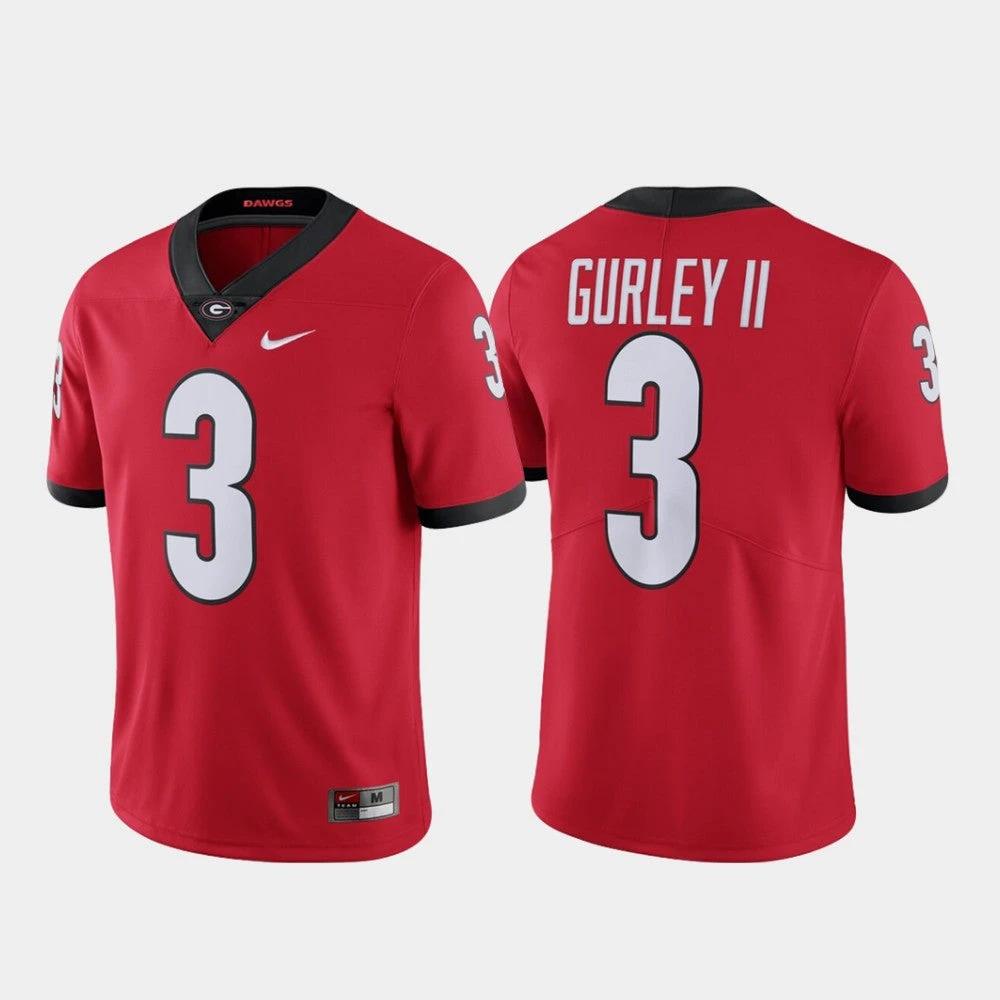 Georgia Bulldogs #3 Todd Gurley II Limited Alumni Red Jersey by My Store