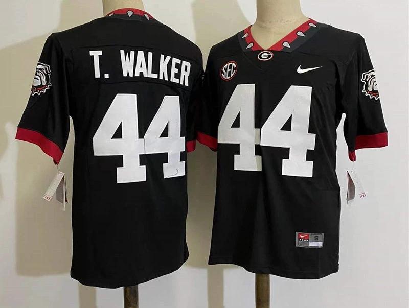Georgia Bulldogs #44 Travon Walker NCAA Football Jersey Black by My Store