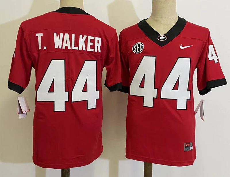 Georgia Bulldogs #44 Travon Walker NCAA Football Jersey Red by My Store