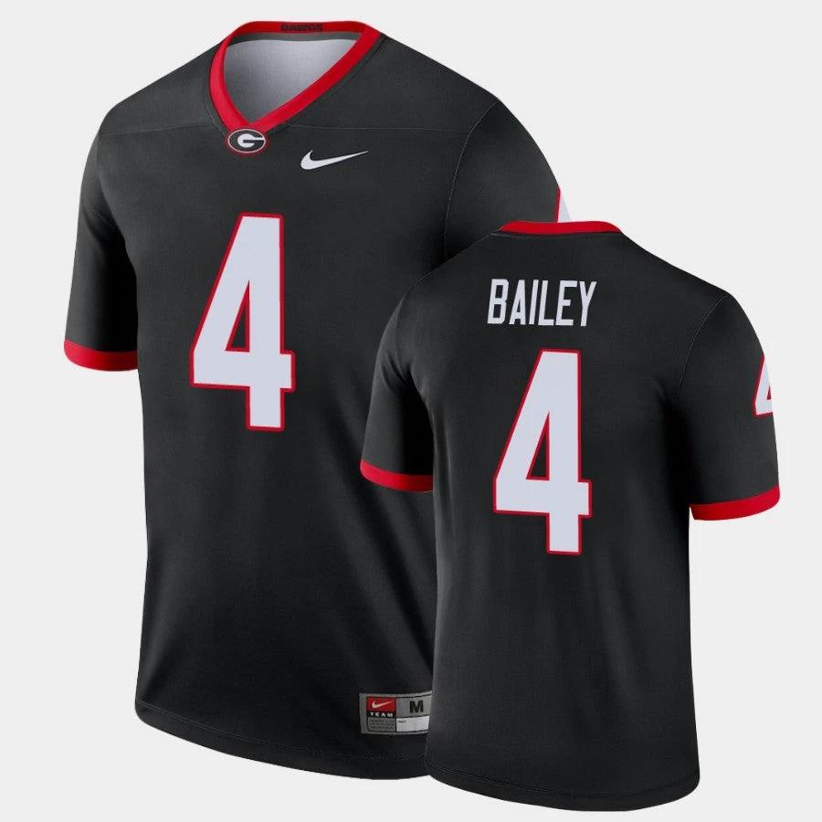 Georgia Bulldogs #4 Champ Bailey Black Legend Alternate Jersey by My Store