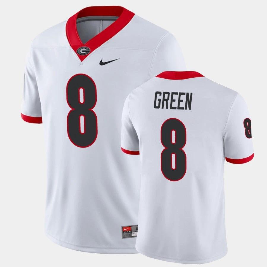 Georgia Bulldogs #8 A.J. Green White Game College Football Jersey by My Store
