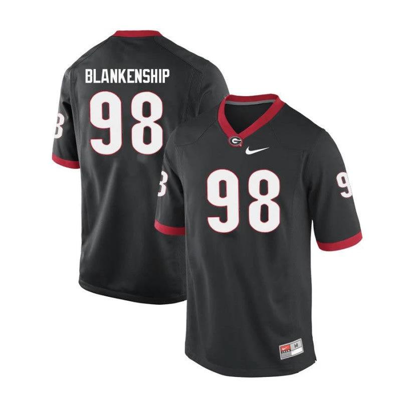 Georgia Bulldogs #98 Rodrigo Blankenship College Football Jersey Black by My Store