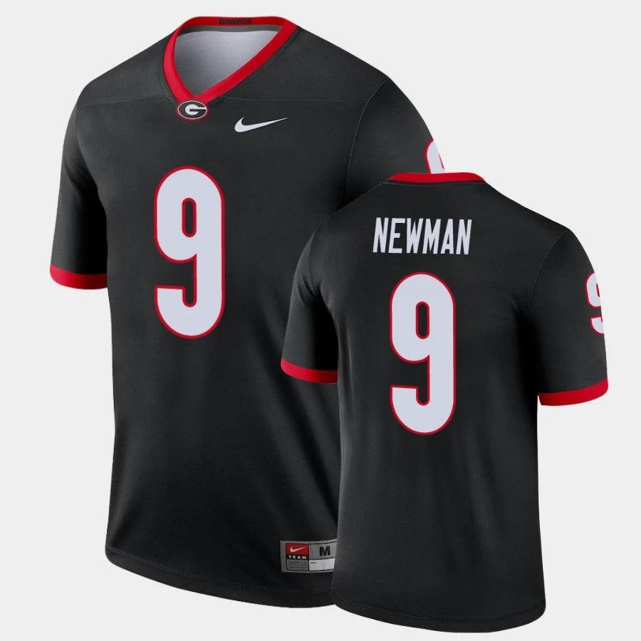 Georgia Bulldogs #9 Jamie Newman Black Legend Alternate Jersey by My Store