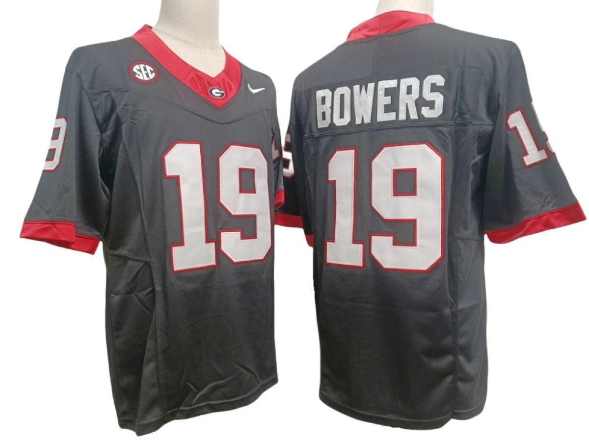 Georgia Bulldogs #19 Brock Bowers Vapor F.U.S.E. Limited Jersey Stitched by My Store NCAA Football Jerseys