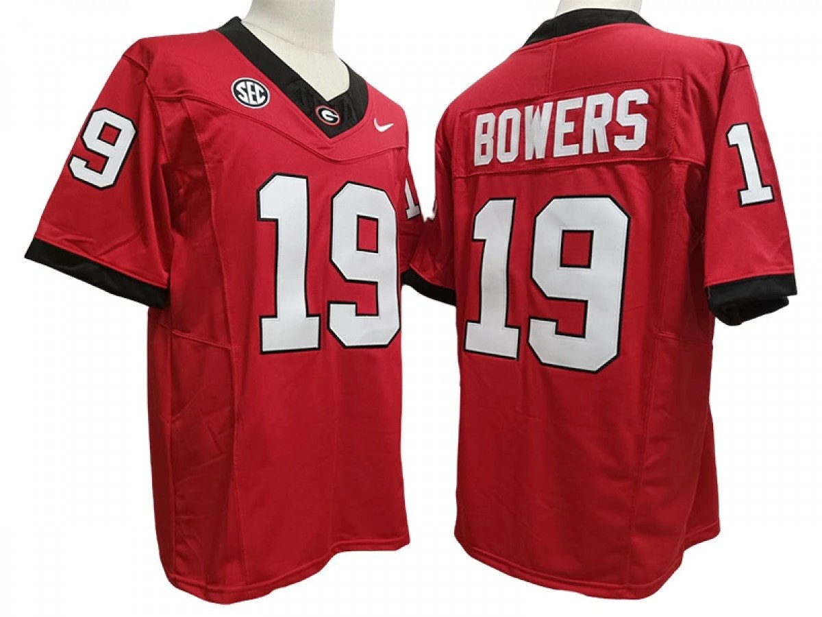 Georgia Bulldogs #19 Brock Bowers Vapor F.U.S.E. Limited Jersey Stitched by My Store NCAA Football Jerseys