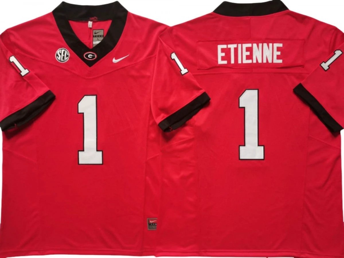 Georgia Bulldogs #1 Trevor Etienne Vapor F.U.S.E. Limited Jersey by My Store NCAA Football Jerseys