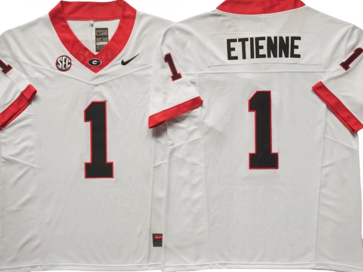 Georgia Bulldogs #1 Trevor Etienne Vapor F.U.S.E. Limited Jersey by My Store NCAA Football Jerseys