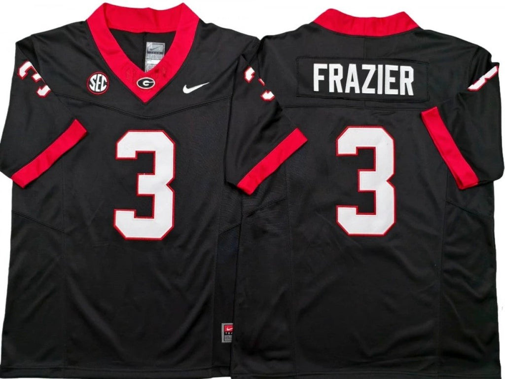Georgia Bulldogs #3 Nate Frazier Vapor F.U.S.E. Limited Jersey Stitched by My Store NCAA Football Jerseys