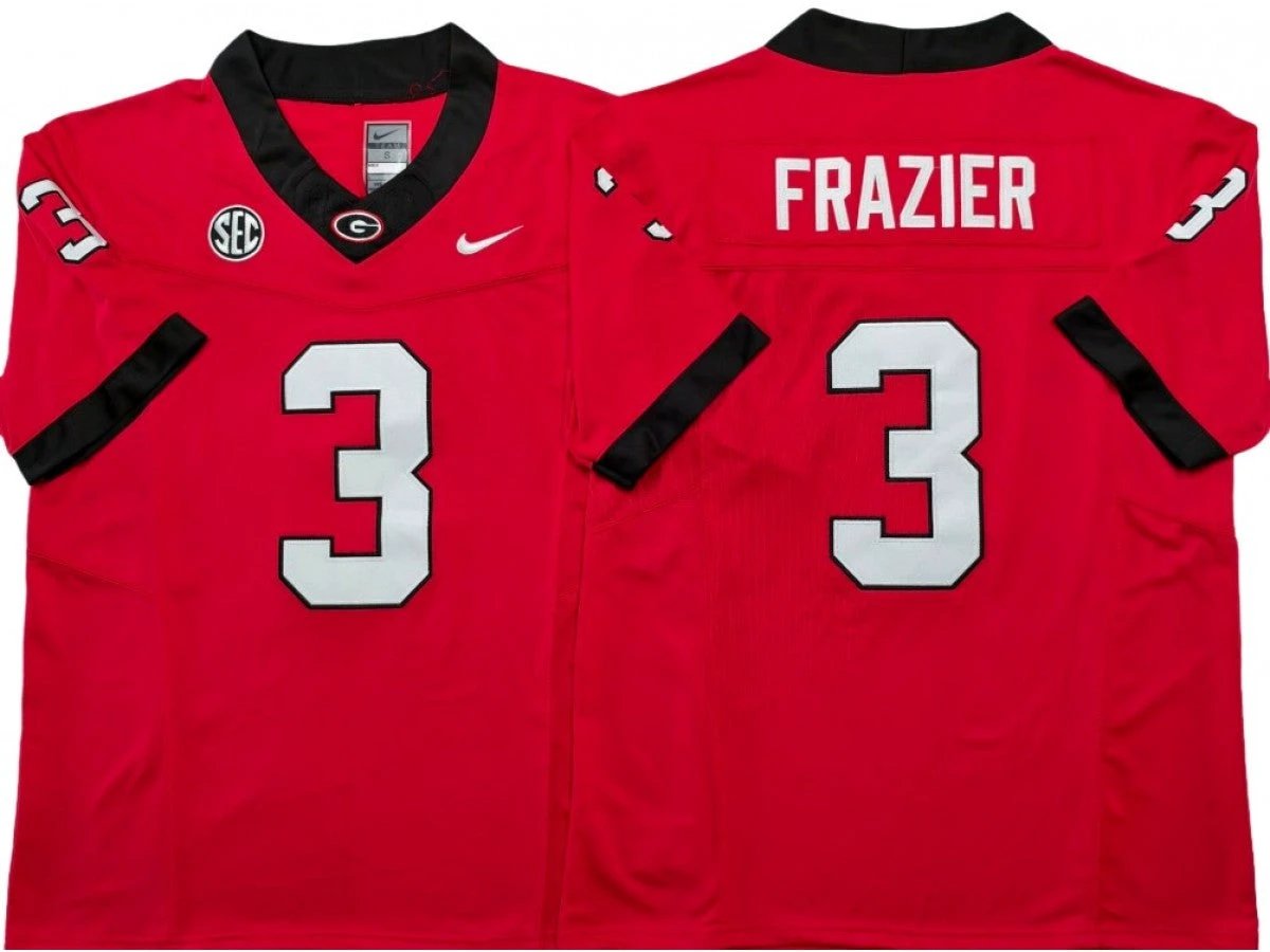 Georgia Bulldogs #3 Nate Frazier Vapor F.U.S.E. Limited Jersey Stitched by My Store NCAA Football Jerseys