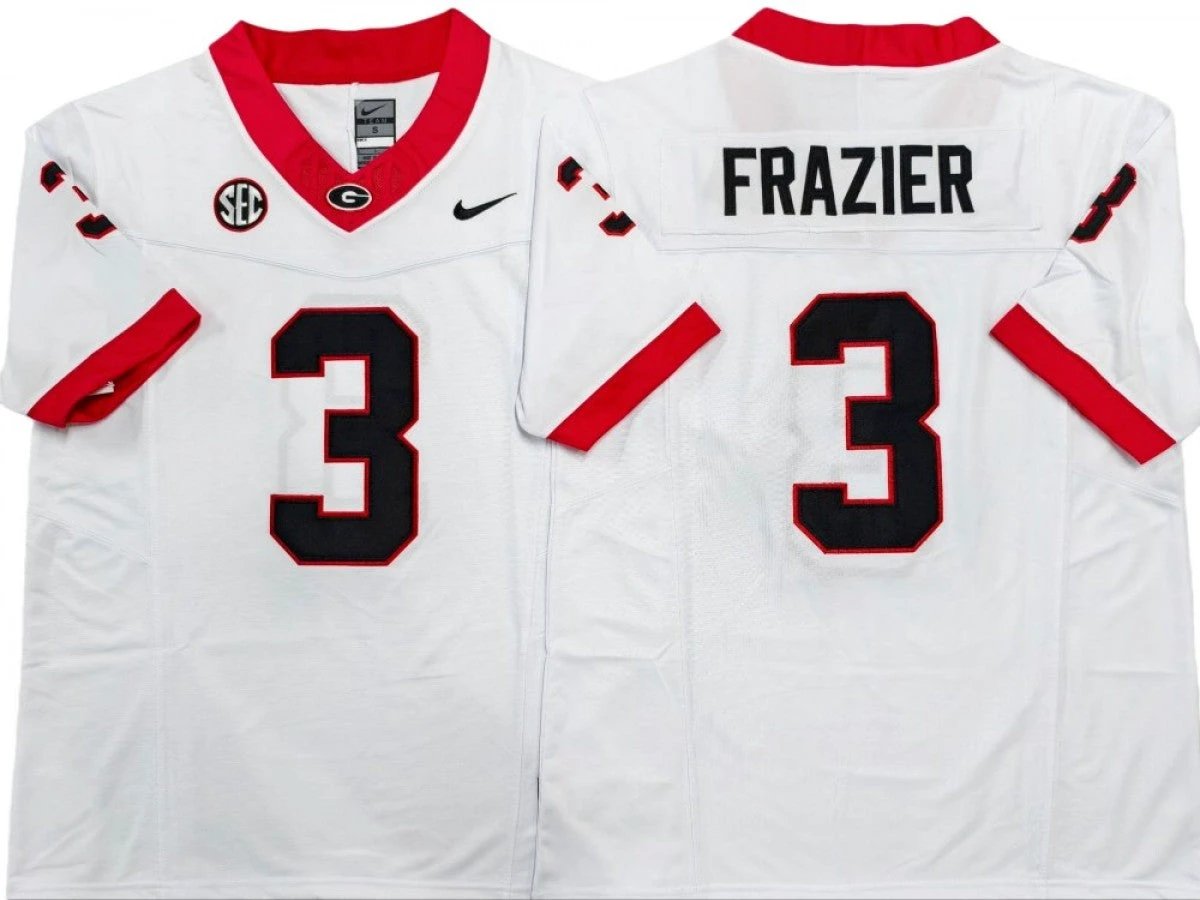 Georgia Bulldogs #3 Nate Frazier Vapor F.U.S.E. Limited Jersey Stitched by My Store NCAA Football Jerseys