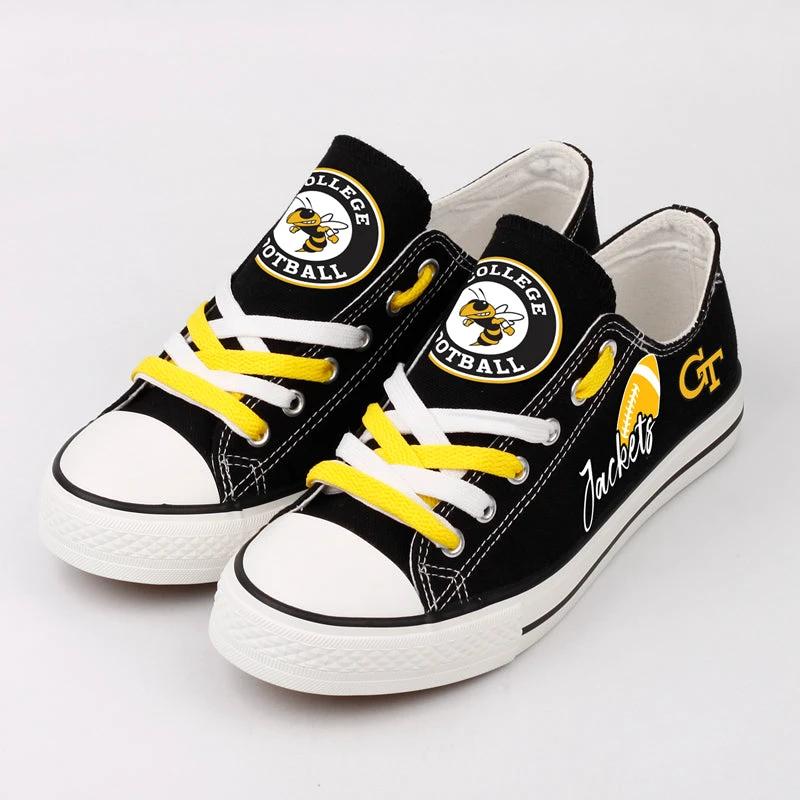Georgia Tech Yellow Jackets Sport Sneakers Shoes For Men Women Fans by Crocs