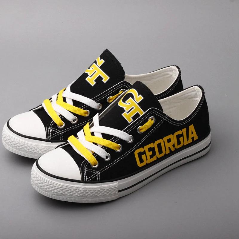 Georgia Tech Yellow Jackets Sport Sneakers Shoes For Men Women Fans by Crocs