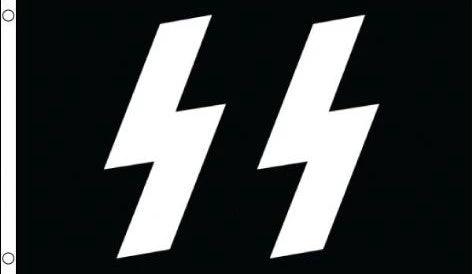 Waffen ss Flag-3x5ft German Military Flag- German WW2 Flag by flagsshop