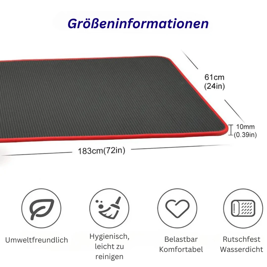 FlexiMat – Extra Thick Non-Slip Yoga Mat for Ultimate Comfort & Stability by BowLift