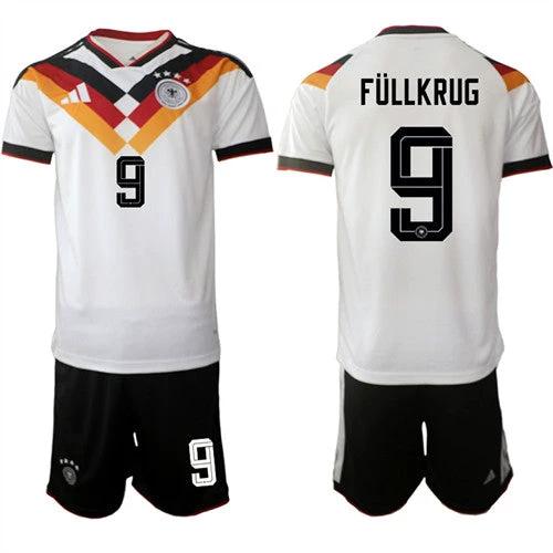 Germany #9 FULLKRUG Jerseys National Team x World Cup 2026 Home White On Field Soccer by Soccer Jersey
