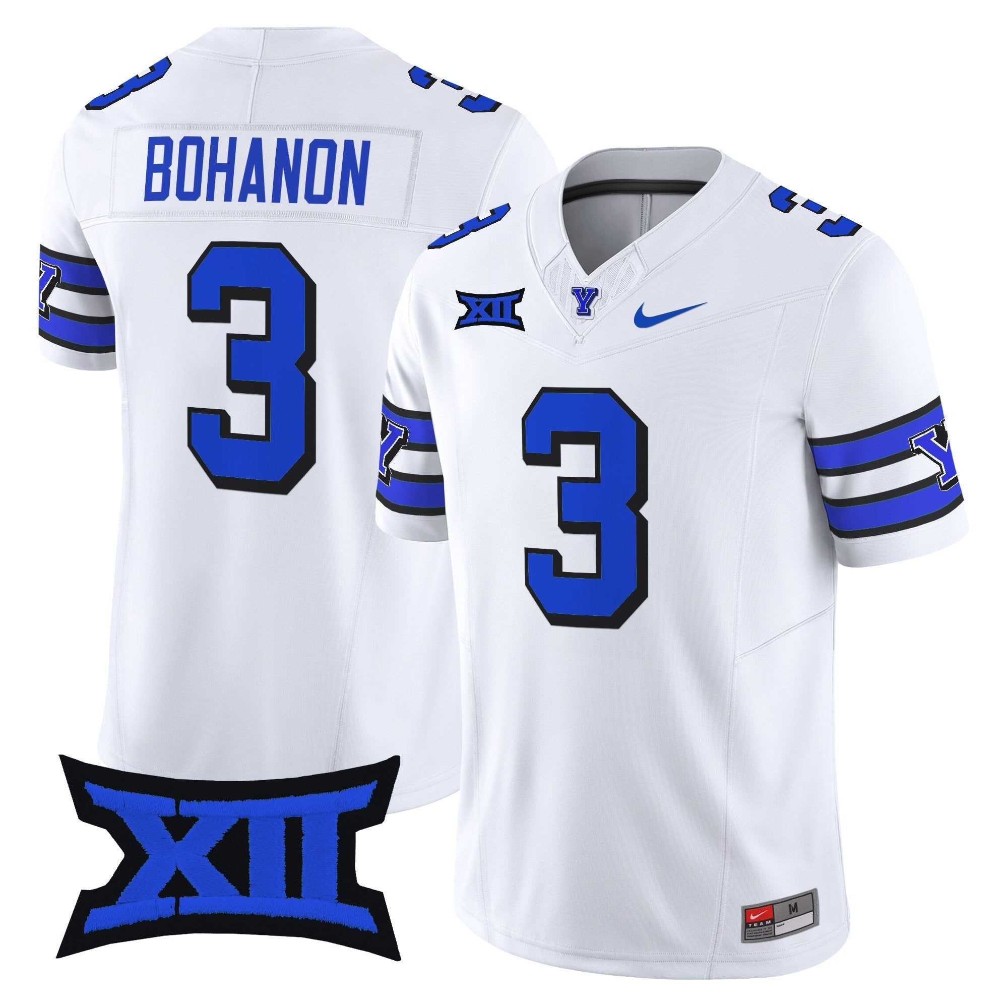 Gerry Bohanon Jersey #3 BYU Cougars 2025 Vapor Limited Stitched 1996 Throwback by NCAA Football Jersey