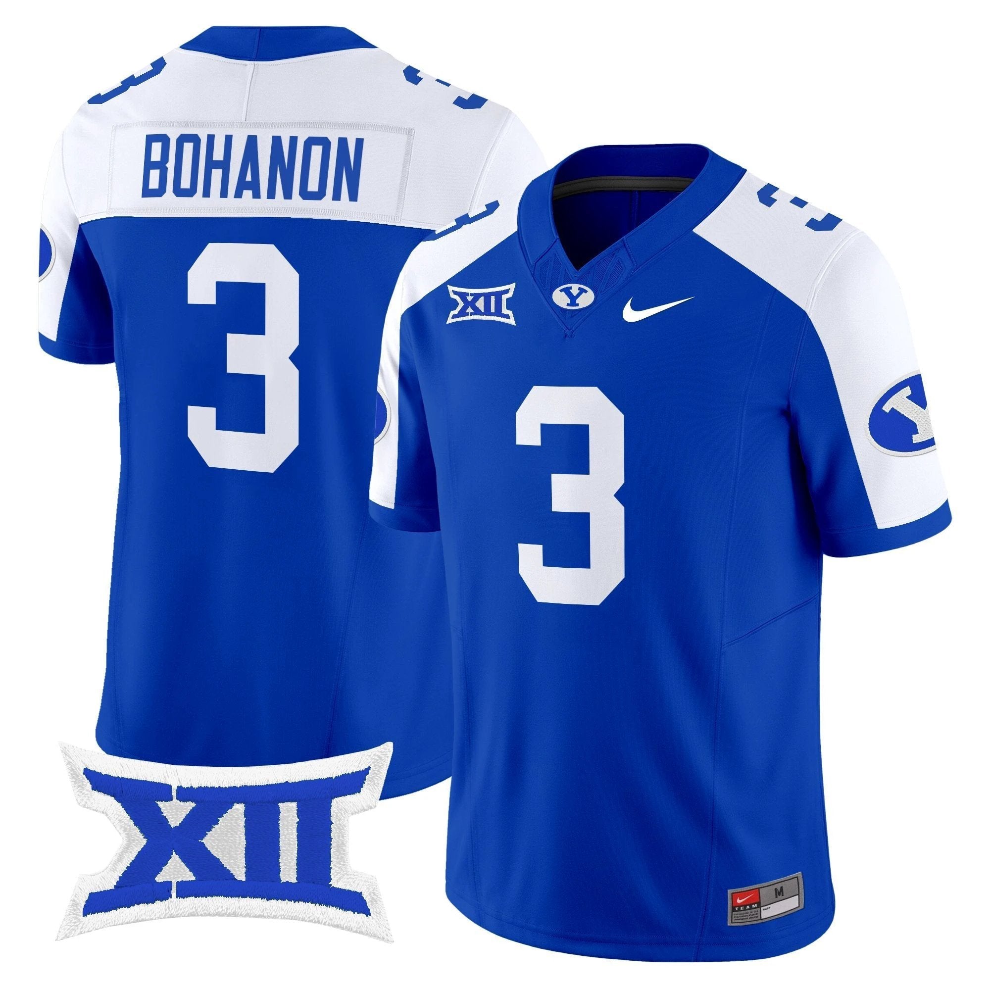 Gerry Bohanon Jersey #3 BYU Cougars 2025 Vapor Limited Stitched Royal Alternate by NCAA Football Jersey
