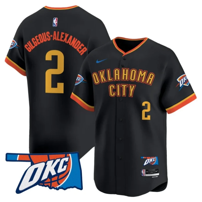 Gilgeous-Alexander Jersey #2 Oklahoma City Thunder Vapor Baseball Stitched 24-25 City by My Store