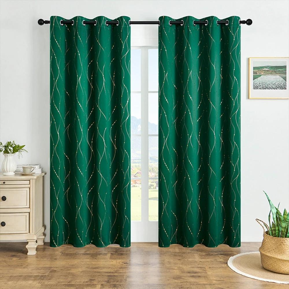 Gleam Chic Blackout Curtain by Casa & Beyond