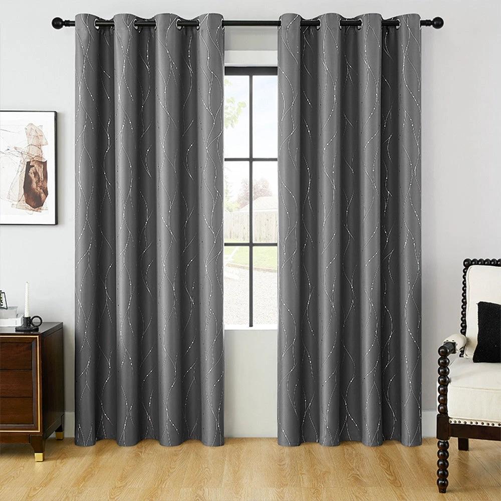 Gleam Chic Blackout Curtain by Casa & Beyond