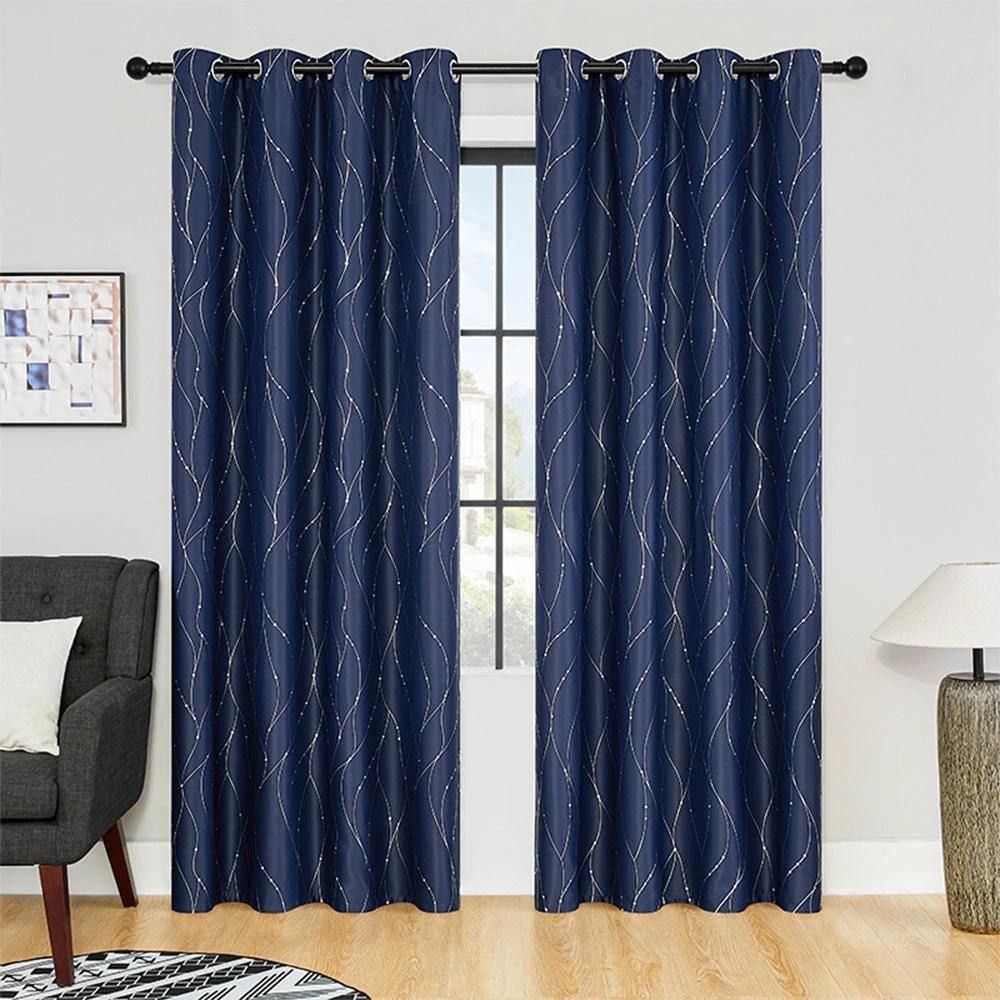 Gleam Chic Blackout Curtain by Casa & Beyond