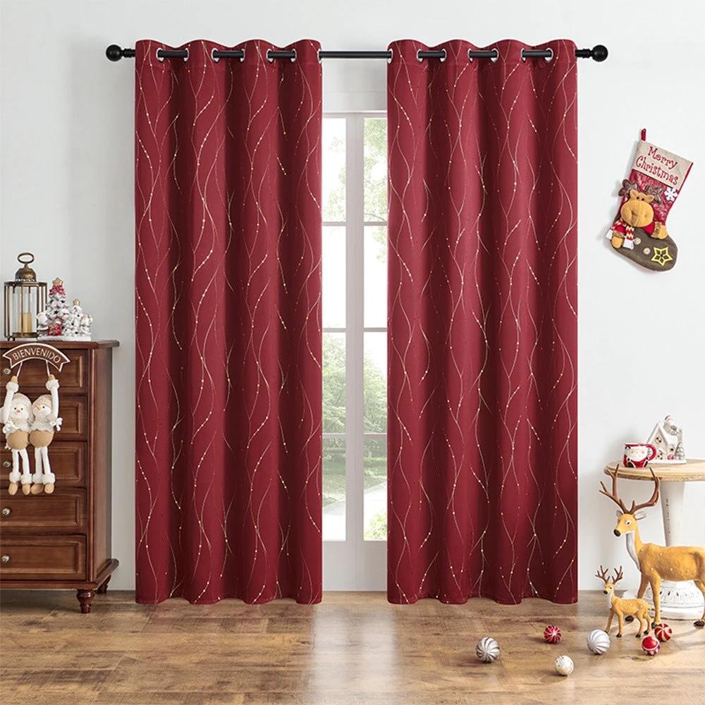 Gleam Chic Blackout Curtain by Casa & Beyond