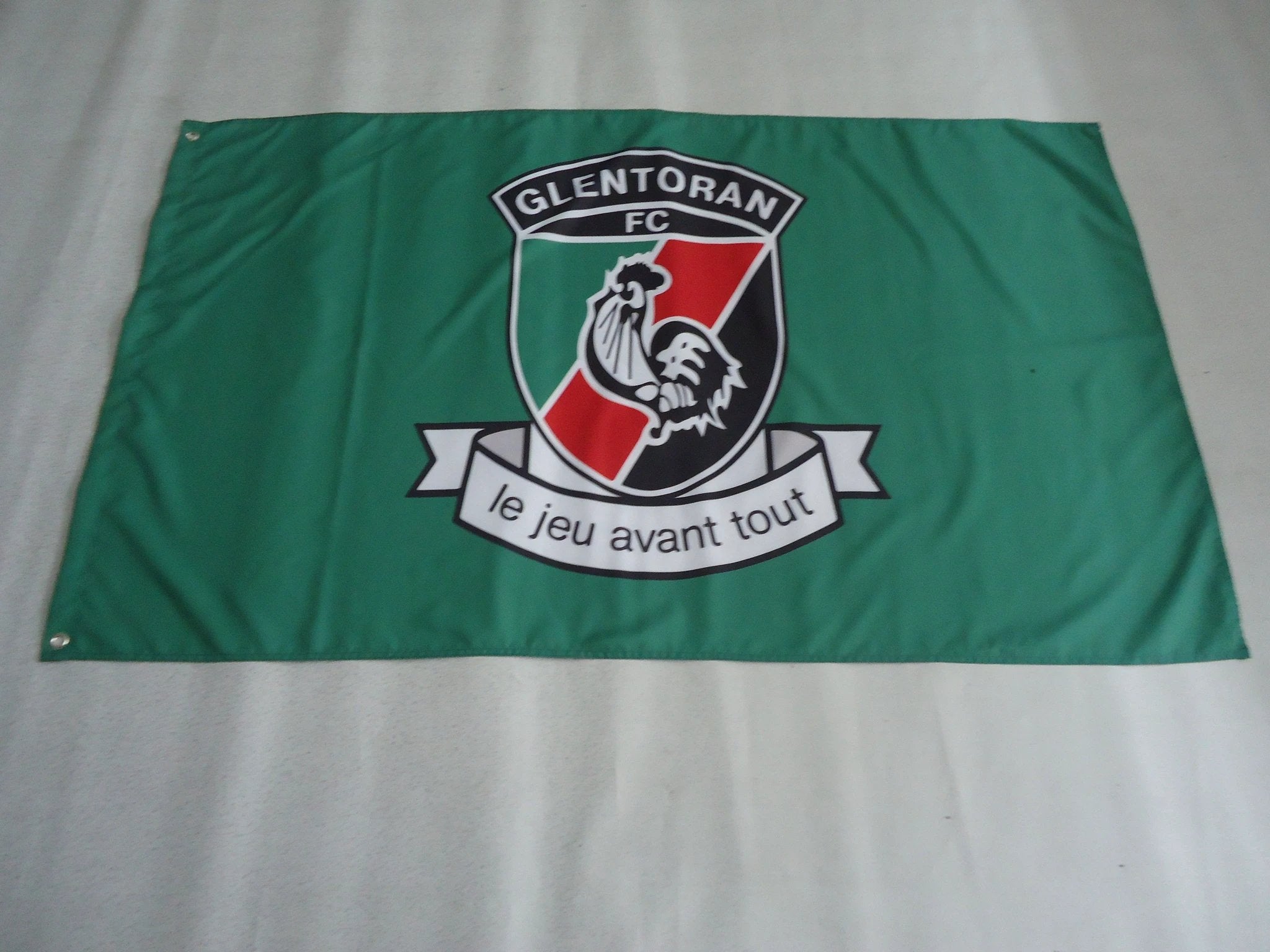 Glentoran F.C. Flag-3x5ft Banner-100% polyester by flagsshop