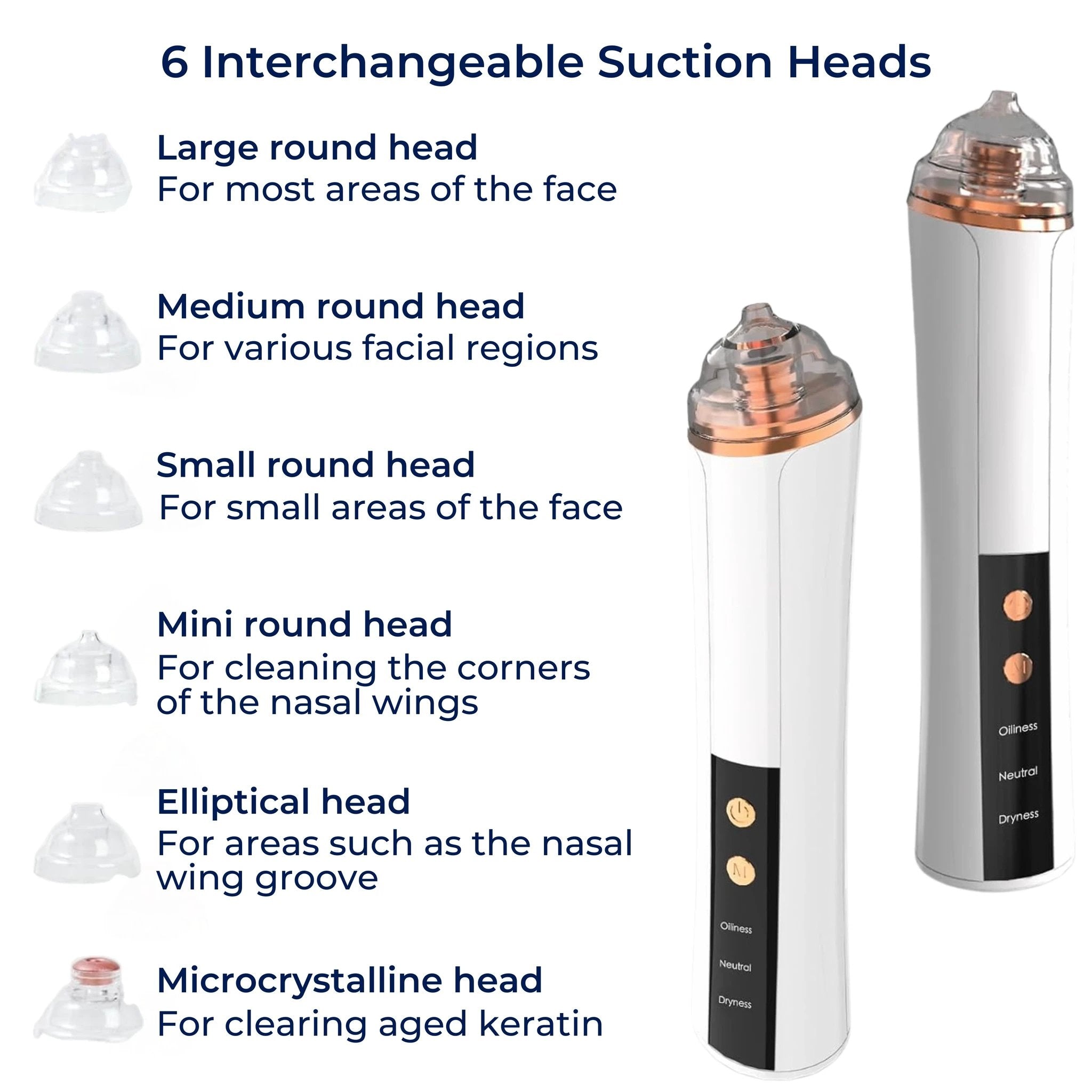 GlowEase | Microdermabrasion Kit – Blackhead Remover – USB Rechargeable – At-Home Skincare Solution Bowlift by Bowlift