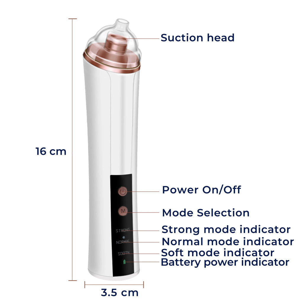 GlowEase | Microdermabrasion Kit – Blackhead Remover – USB Rechargeable – At-Home Skincare Solution Bowlift by Bowlift