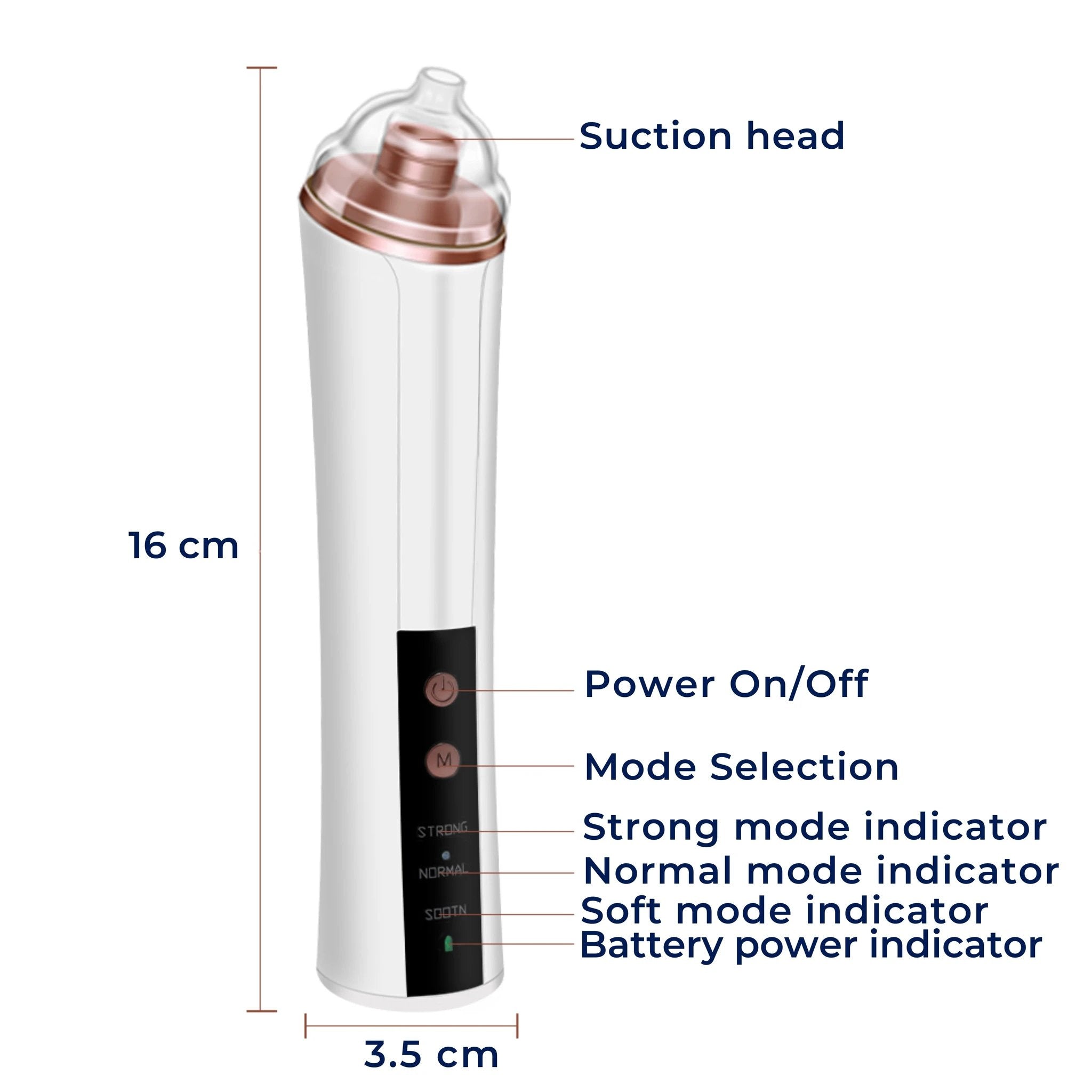 GlowEase | Microdermabrasion Kit – Blackhead Remover – USB Rechargeable – At-Home Skincare Solution Bowlift by Bowlift