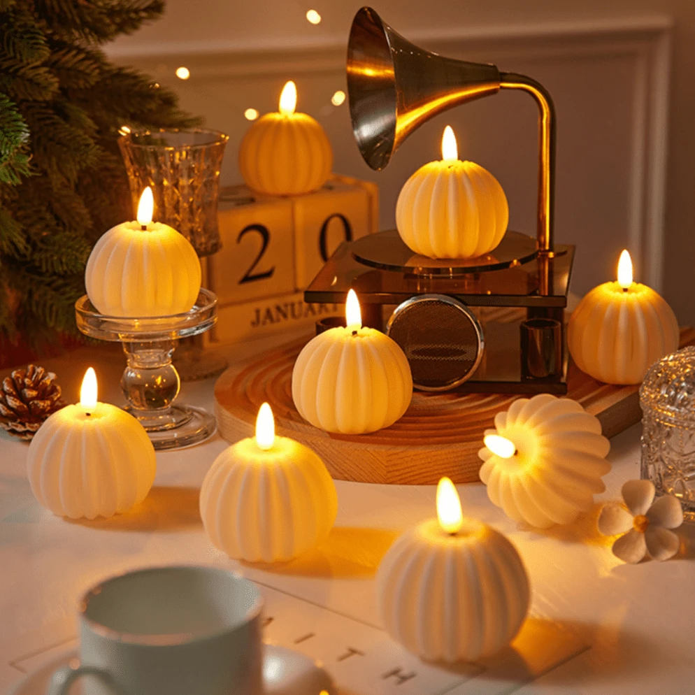 Flameless Decorative Candles with Realistic Flicker Effect by BowLift