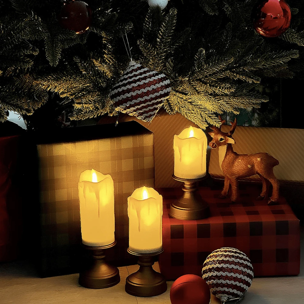 Flameless Decorative Candles with Realistic Flicker Effect by BowLift