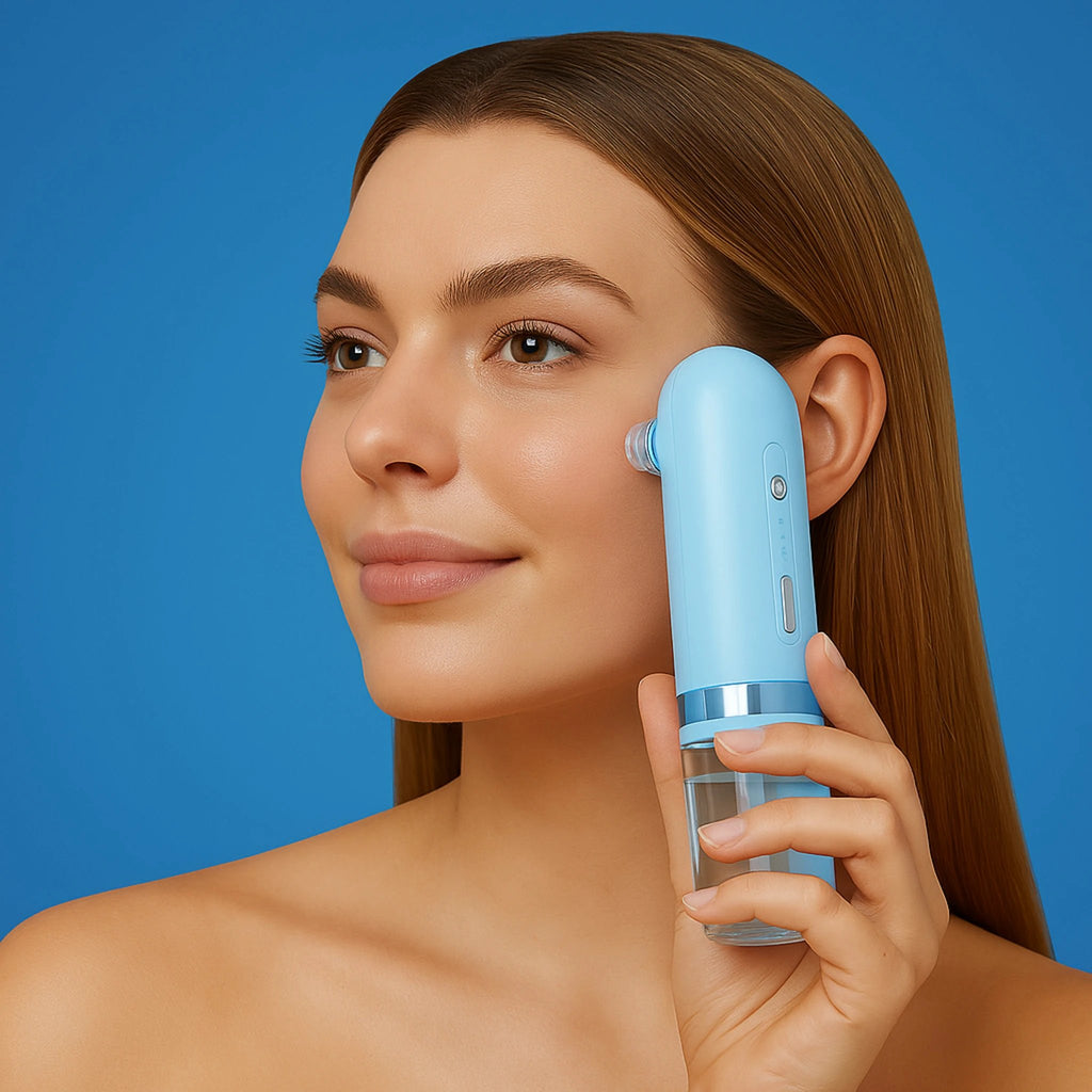 GlowPure | Hydra Dermabrason Device – Deep Pore Cleansing – Gentle Water-Based Exfoliation – At-Home Facial for Sensitive Skin Bowlift by Bowlift
