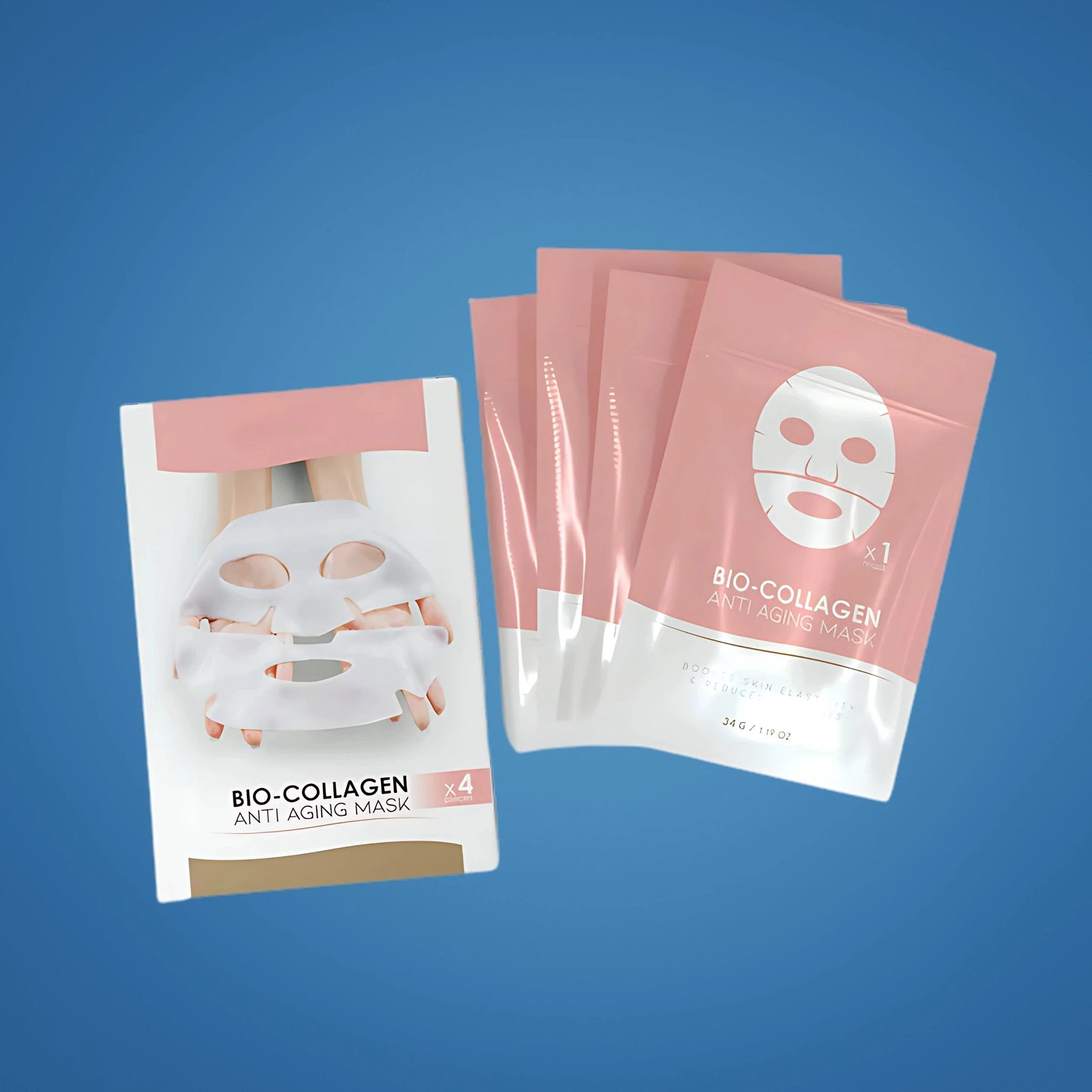GlowRevive | Collagen Sheet Mask – Hydrating Overnight Treatment – Hydrogel – Anti-Ageing Skincare Bowlift by Bowlift