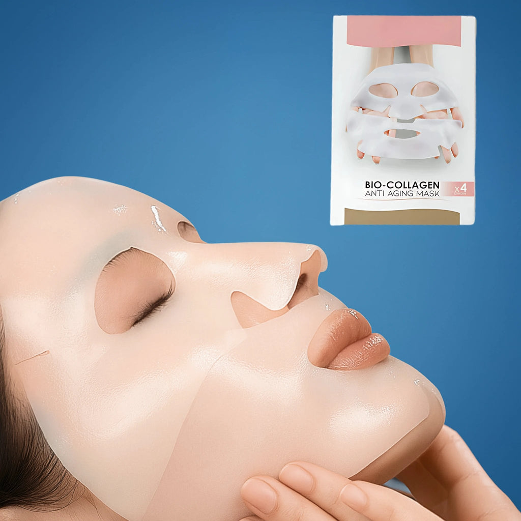 GlowRevive | Collagen Sheet Mask – Hydrating Overnight Treatment – Hydrogel – Anti-Ageing Skincare Bowlift by Bowlift