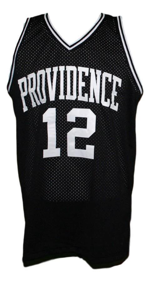 God Shammgod Jersey #12 Providence College Basketball Black by My store basketball