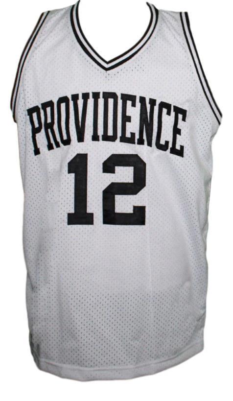 God Shammgod Jersey #12 Providence College Basketball White by My store basketball