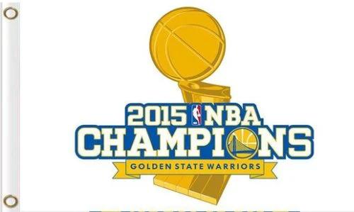Golden State Warriors 2015 Champs US Flag 3X5Ft Polyester Banner USA Digital Print by flagsjustdoit