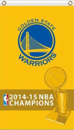 Golden State Warriors 2016 Champs Flag 3X5Ft Polyester Banner USA Digital Print by flagsjustdoit
