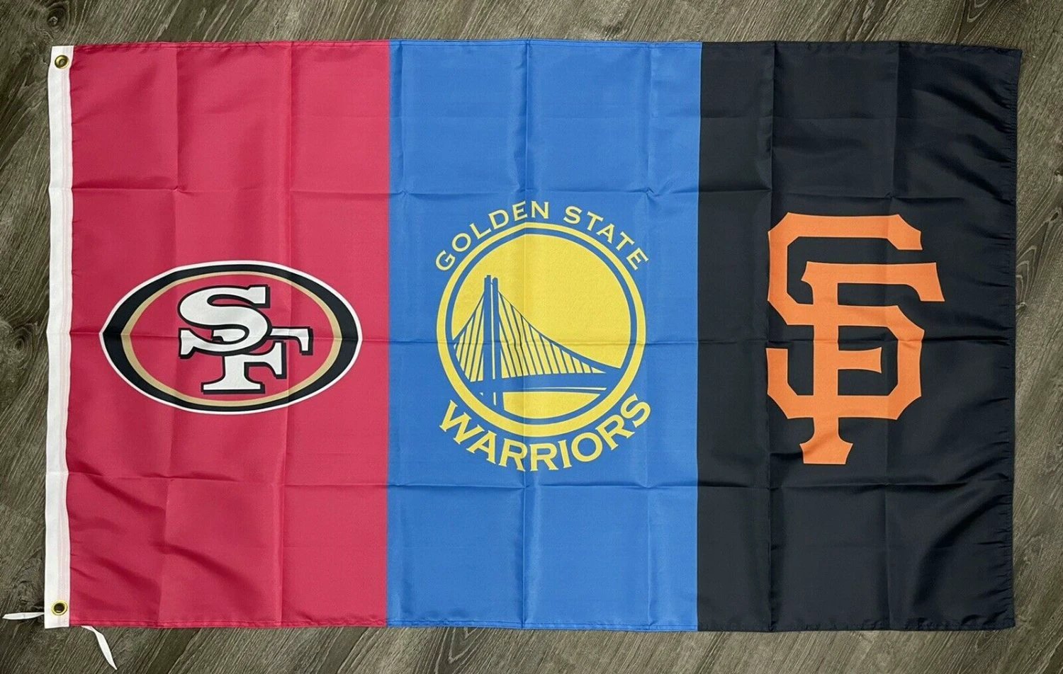Golden State Warriors 49ers Giants Flag 3x5 ft Banner Man-Cave New by flagsjustdoit