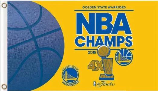 Golden State Warriors Champs US Sport Flag 3X5Ft Polyester Banner USA Digital Print by flagsjustdoit