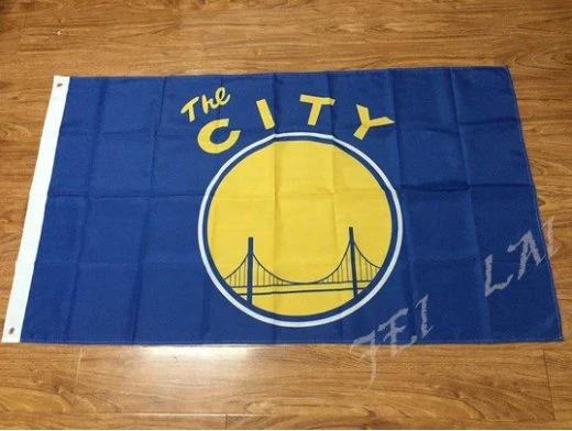 Golden State Warriors The City Blue Flag 3X5Ft Polyester Banner USA Digital Print by flagsjustdoit