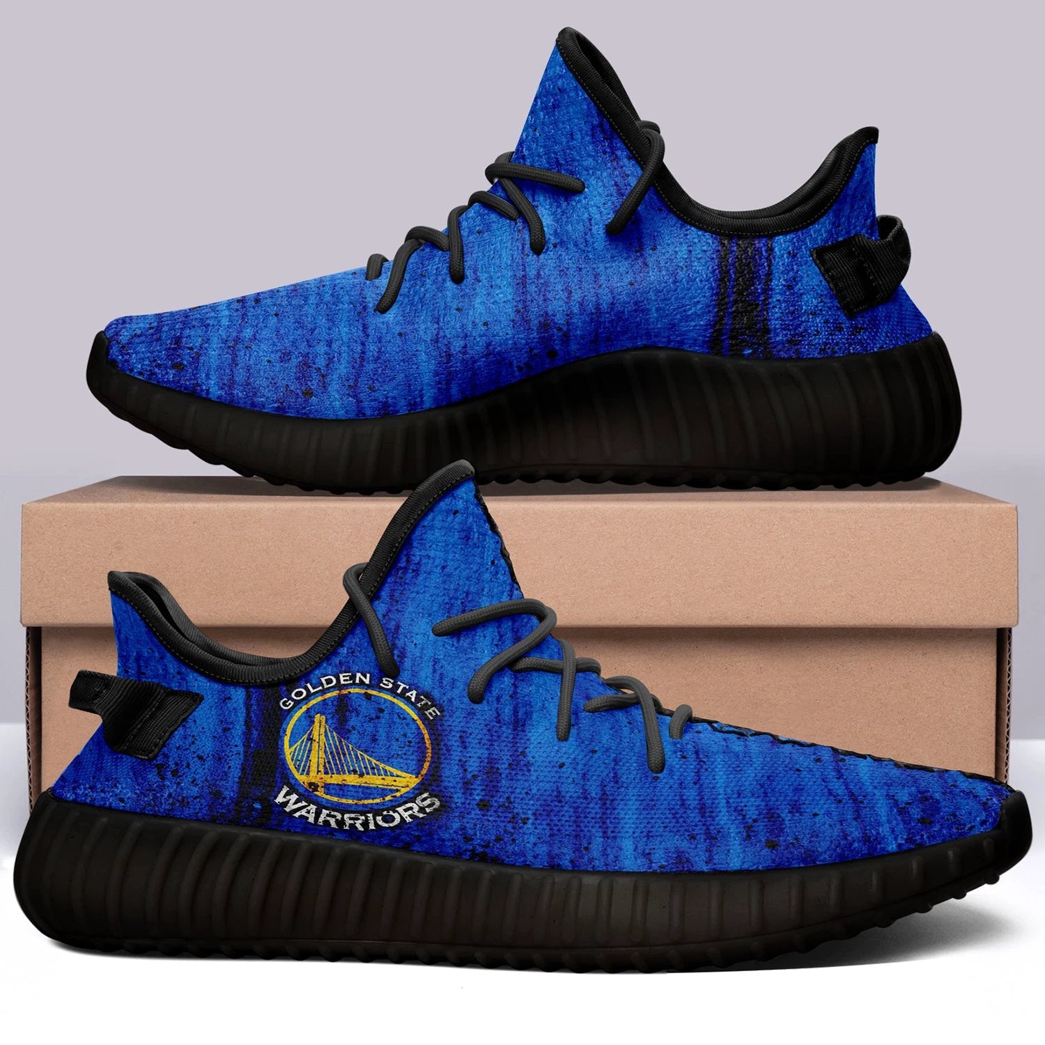 Golden State Warriors NBA 350v Yeezy Sneakers For Men Women Fans by Crocs