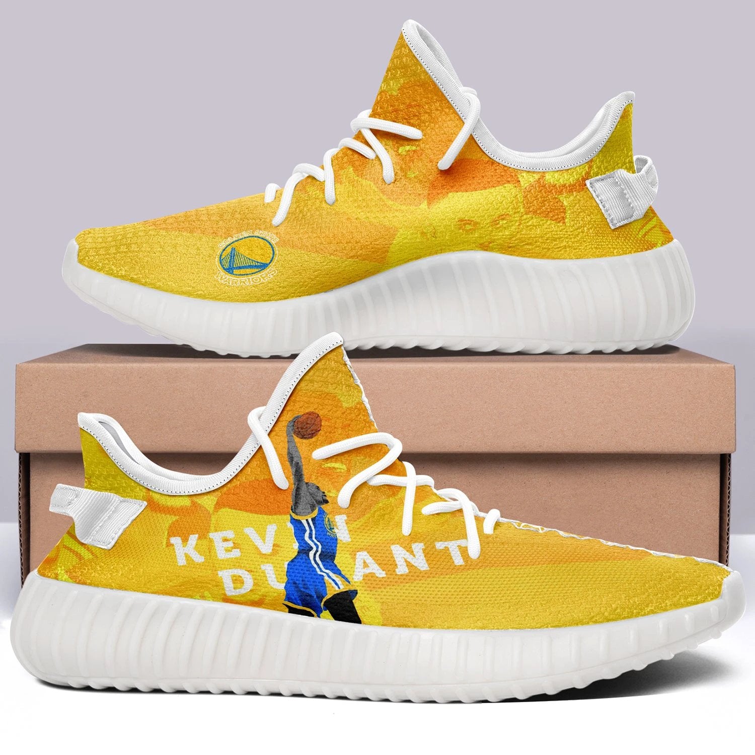 Golden State Warriors NBA 350v Yeezy Sneakers For Men Women Fans by Crocs