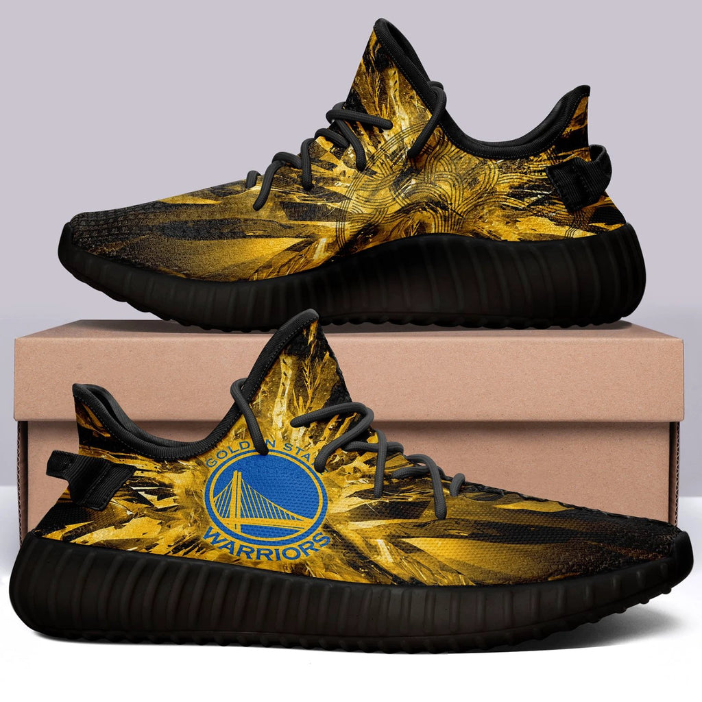 Golden State Warriors NBA 350v Yeezy Sneakers For Men Women Fans by Crocs
