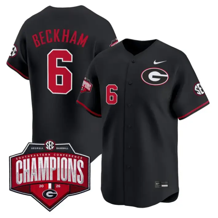 Gordon Beckham Jersey #6 Georgia Bulldogs Southeastern Champions 2026 by My Store