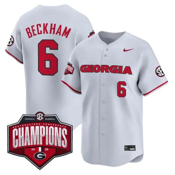 Gordon Beckham Jersey #6 Georgia Bulldogs Southeastern Champions 2026 by My Store
