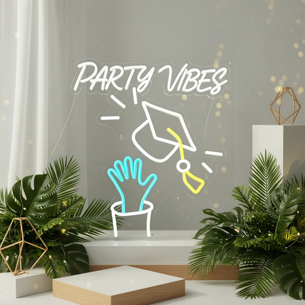 2025 Graduation Cap Neon Sign by Neonchics